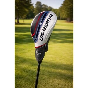 Callaway Big Bertha Headcover White Black Red OEM Golf Club Cover 2023